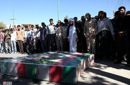 تشییع و خاکسپاری شهیدان گمنام دفاع مقدس در استان ایلام