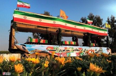 تشییع و خاکسپاری شهدای گمنام در آق قلا استان گلستان