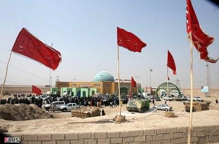 مراسم تبادل پیکرهای جنگ تحمیلی در شلمچه