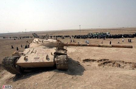 مراسم تبادل پیکرهای جنگ تحمیلی در شلمچه