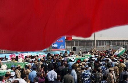 مراسم تبادل پیکرهای جنگ تحمیلی در شلمچه