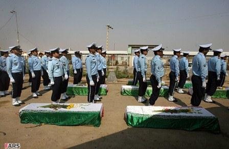 مراسم تبادل پیکرهای جنگ تحمیلی در شلمچه