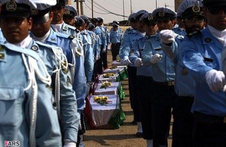 مراسم تبادل پیکرهای جنگ تحمیلی در شلمچه