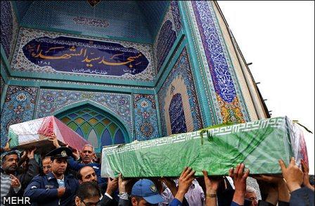 مراسم معنوی دعای ندبه در جوار شهدای نیروی هوایی ارتش