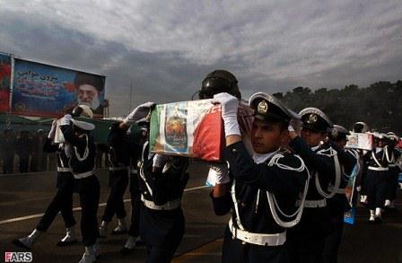 تشییع شهدای نیروی هوایی ارتش