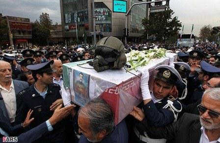 تشییع شهدای نیروی هوایی ارتش