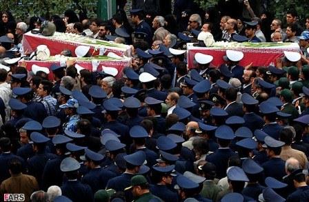 تشییع شهدای نیروی هوایی ارتش