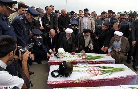 تشییع شهدای نیروی هوایی ارتش