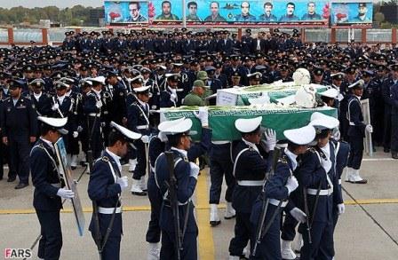 تشییع شهدای نیروی هوایی ارتش