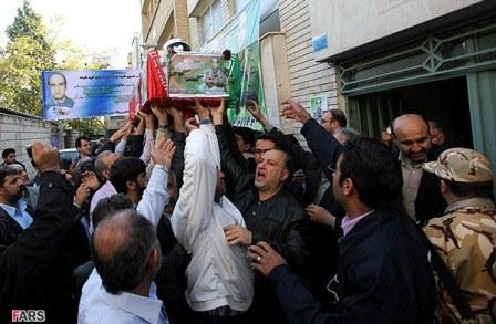 مراسم تشییع سرلشگر خلبان شهید قدرت الله کیانجو در اصفهان