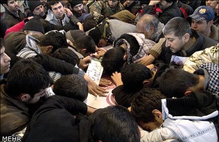 استقبال از دوشهید گمنام در بجنورد