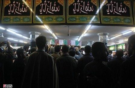 وداع طلاب مدرسه معصومین قم با شهدا