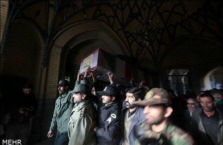 تشییع سه شهید گمنام درقم