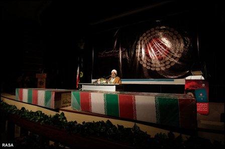 مراسم وداع با شهدا گمنام در مشهد مقدس