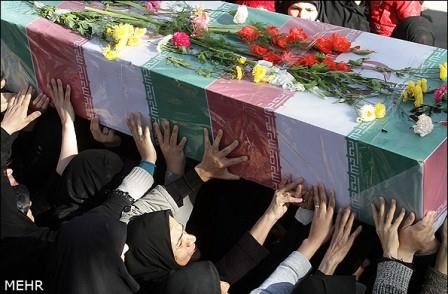 تشییع شهدای گمنام در اصفهان