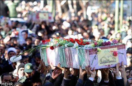 تشییع شهدای گمنام در اصفهان