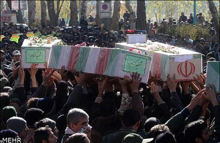 تشییع شهدای گمنام در اصفهان