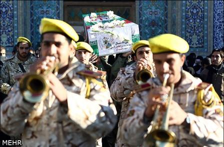 تشییع شهدای گمنام در یزد