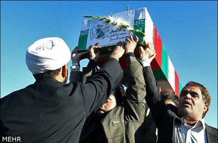 تشییع شهدای گمنام در یزد