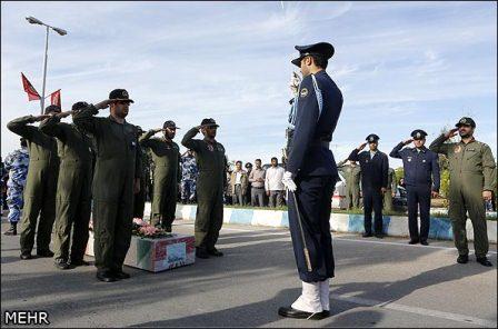 تشییع شهید گمنام در بندر عباس