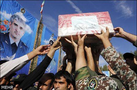 تشییع شهید گمنام در بندر عباس