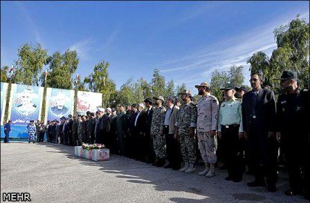 تشییع شهید گمنام در بندر عباس