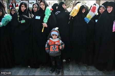 تشییع شهید گمنام در قزوین