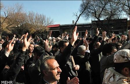 تشییع شهید گمنام در قزوین