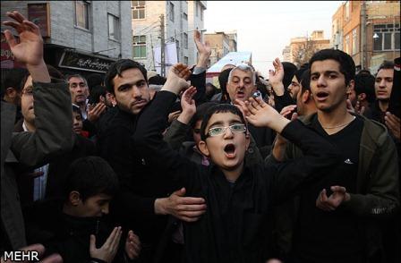 تشییع پیکر شهید دفاع مقدس محمود مهاجر