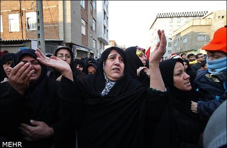 تشییع پیکر شهید دفاع مقدس محمود مهاجر