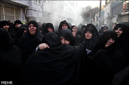 تشییع پیکر شهید دفاع مقدس محمود مهاجر