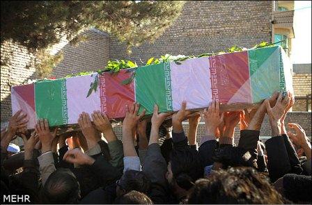 تشییع شهدای گمنام در گناباد