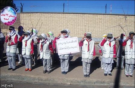 تشییع شهدای گمنام در درمیان بجنورد