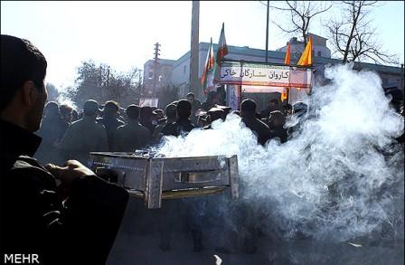 تشییع شهدای گمنام در همدان