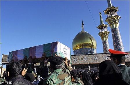 تشییع شهدای گمنام در همدان