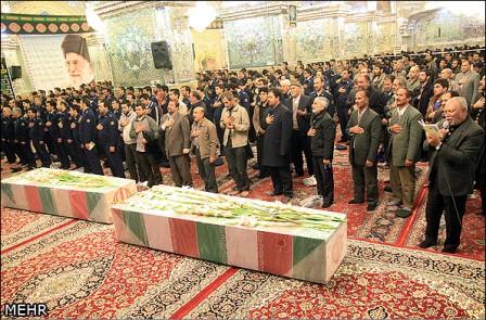 تشییع شهدای گمنام در شیراز