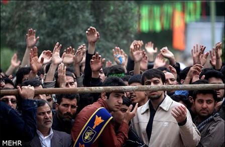 تشییع شهدای گمنام در اهواز