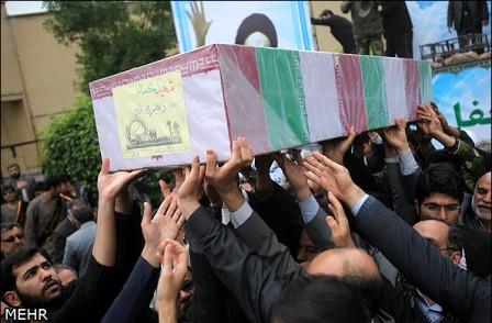 تشییع شهدای گمنام در اهواز