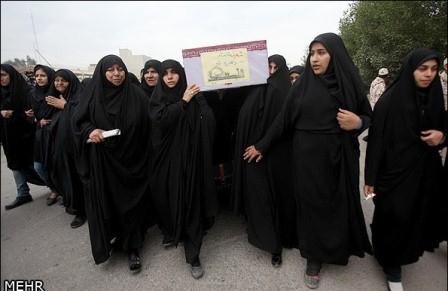 تشییع شهدای گمنام در اهواز