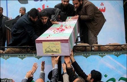 تشییع شهدای گمنام در اهواز