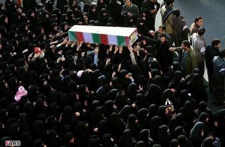 تشییع شهدای گمنام درشهر قم