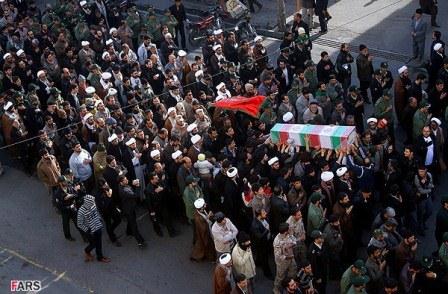 تشییع شهدای گمنام درشهر قم