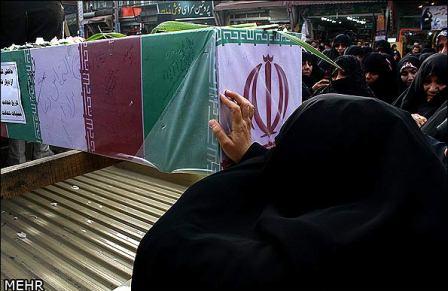 تشییع شهدای گمنام درتبریز