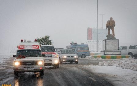 تشییع شهید گمنام در مرند تبریز