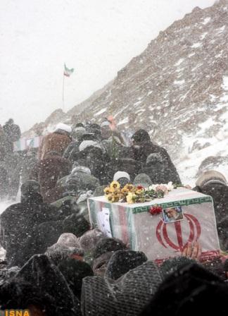 تشییع شهید گمنام در مرند تبریز