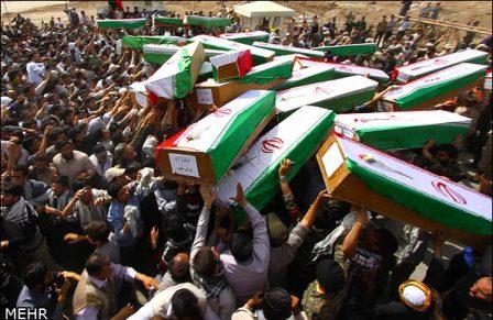 مراسم تبادل 130شهید دفاع مقدس