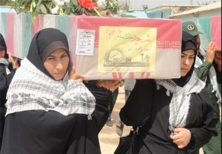 تشییع 7 ستاره آسمانی گمنام در یاسوج