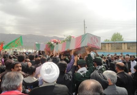 تشییع 7 ستاره آسمانی گمنام در یاسوج