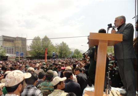 تشییع 7 ستاره آسمانی گمنام در یاسوج