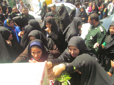 استقبال از شهدای گمنام در استان کرمان